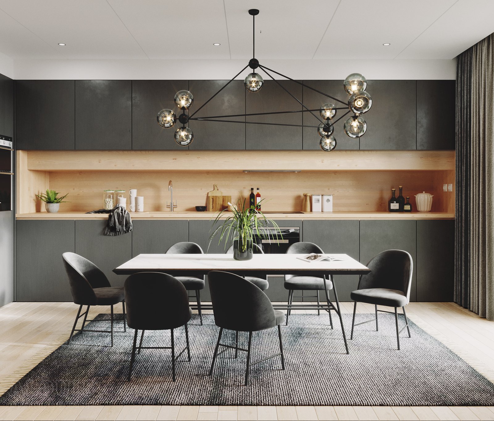 Tủ bếp đẹp GIA TRƯỜNG AN chuyên thi công tủ bếp đẹp