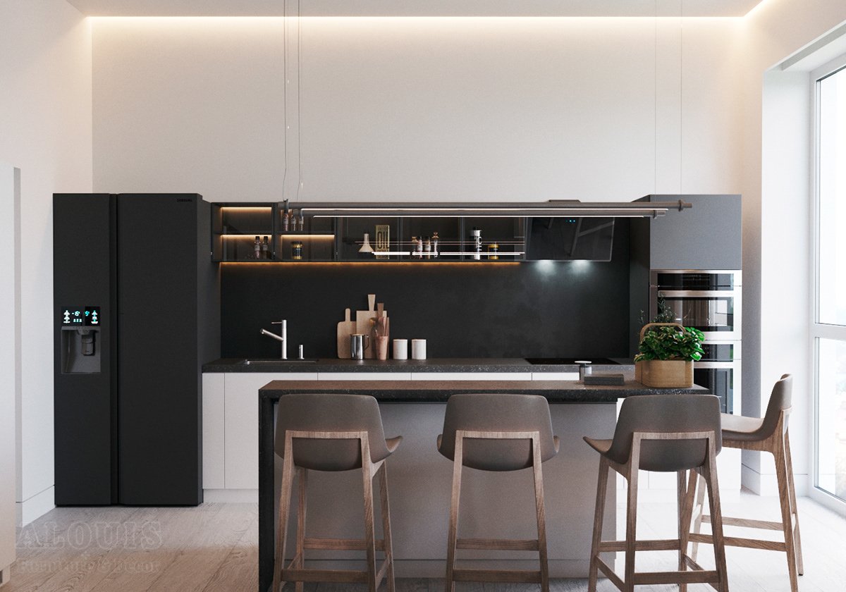 Tủ bếp đẹp GIA TRƯỜNG AN chuyên thi công tủ bếp đẹp