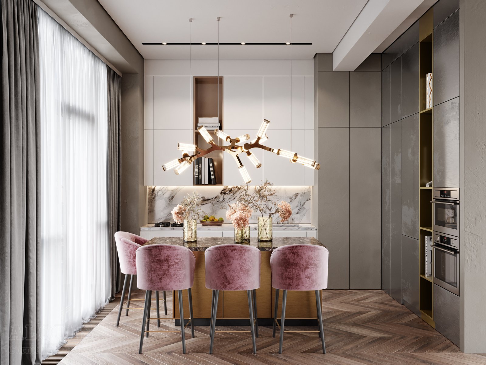 Tủ bếp đẹp GIA TRƯỜNG AN chuyên thi công tủ bếp đẹp