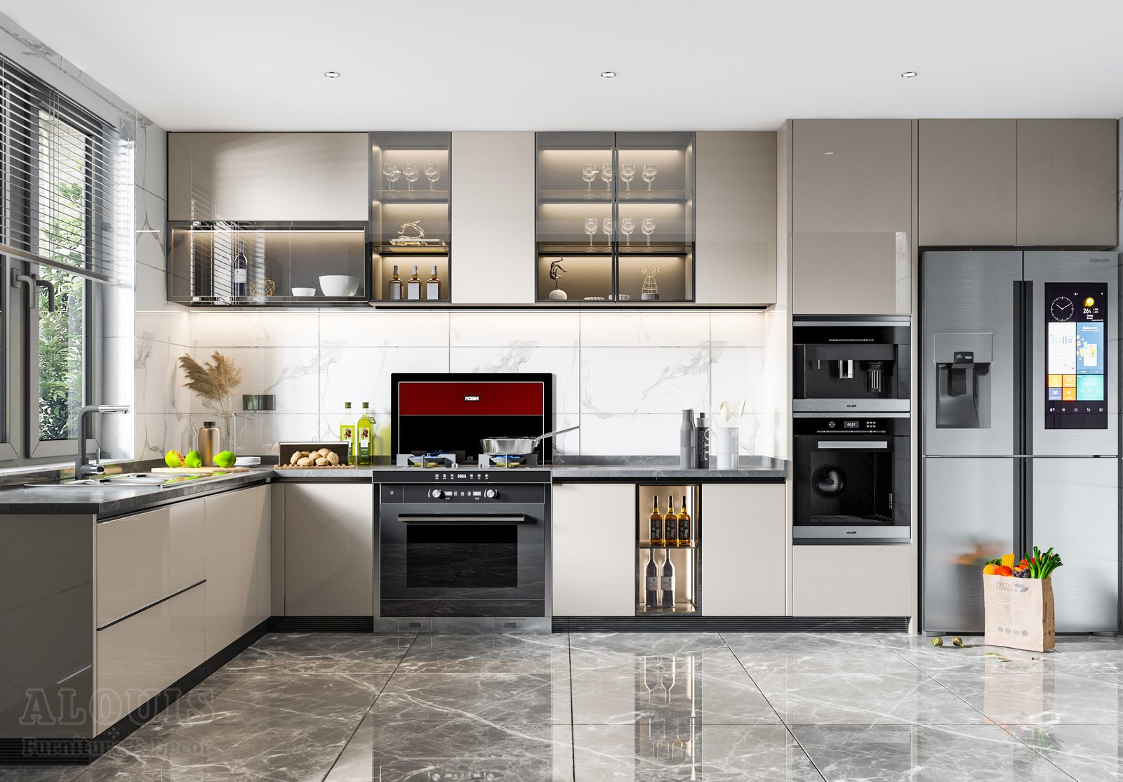 Tủ bếp đẹp GIA TRƯỜNG AN chuyên thi công tủ bếp đẹp