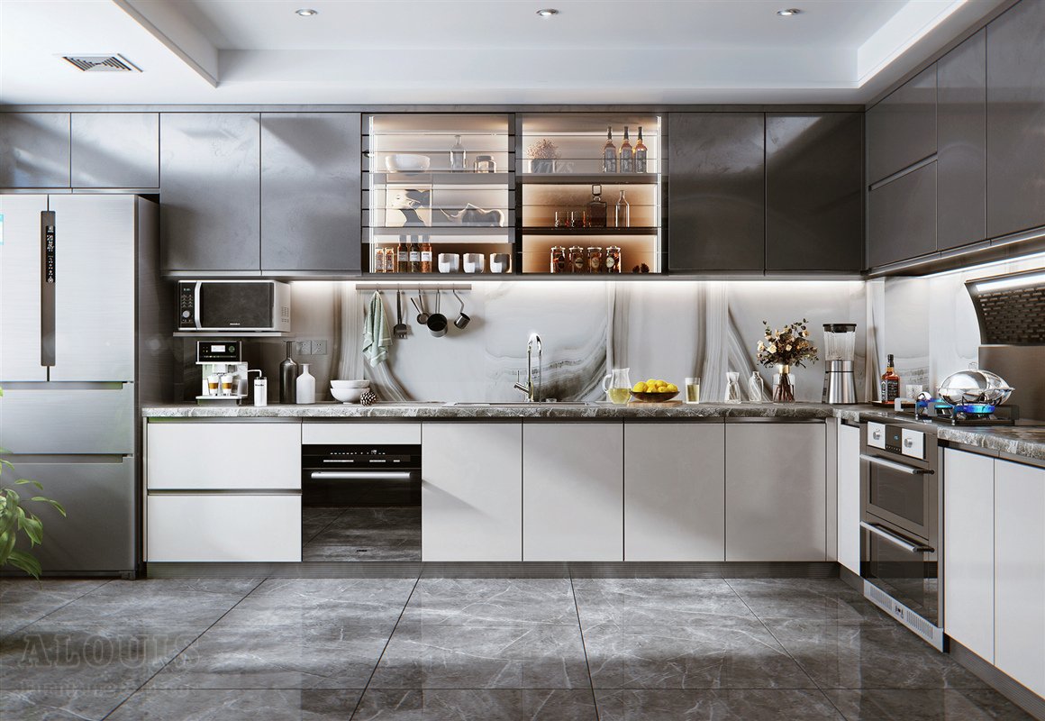 Tủ bếp đẹp GIA TRƯỜNG AN chuyên thi công tủ bếp đẹp