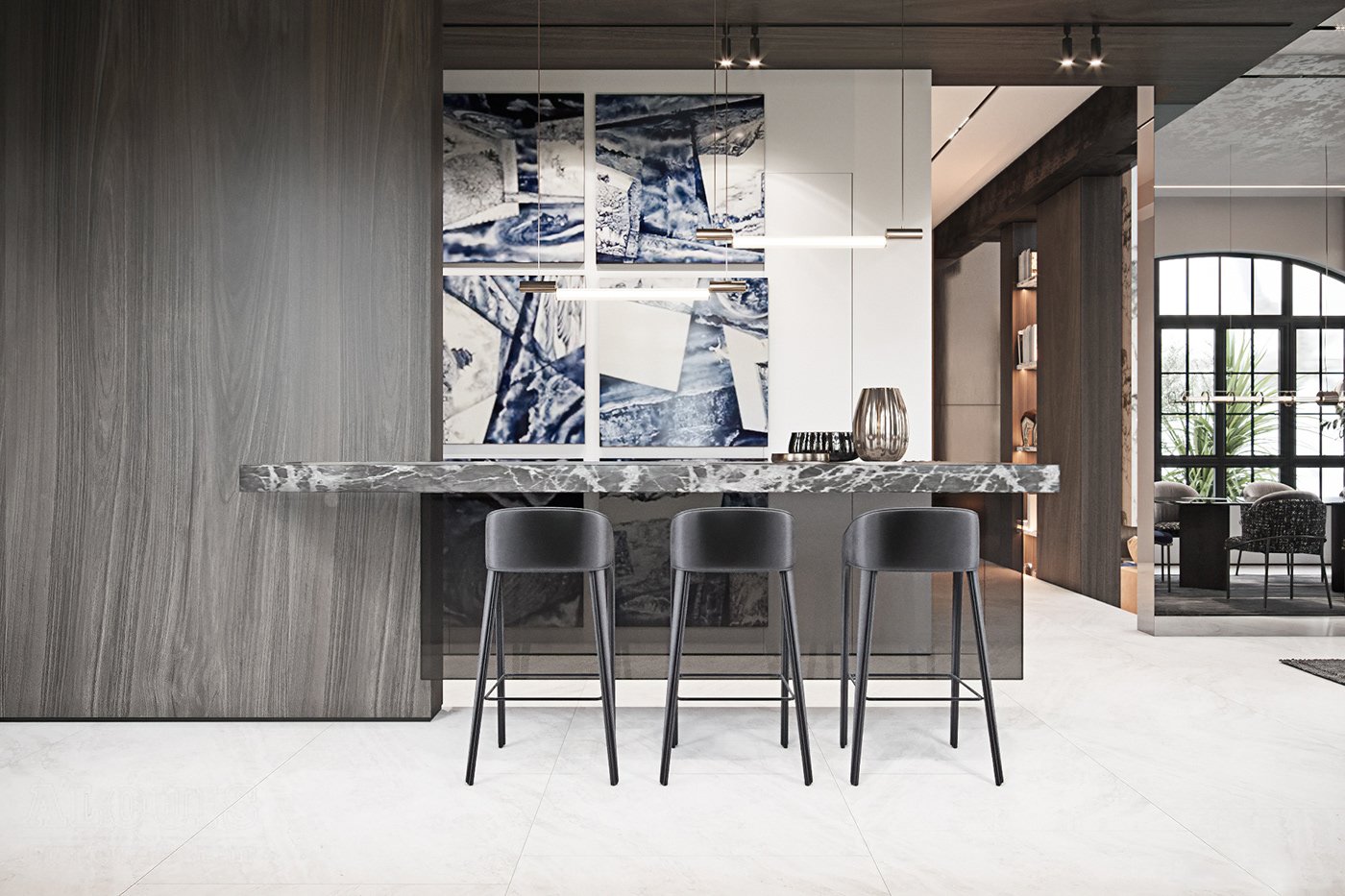 Tủ bếp đẹp GIA TRƯỜNG AN chuyên thi công tủ bếp đẹp