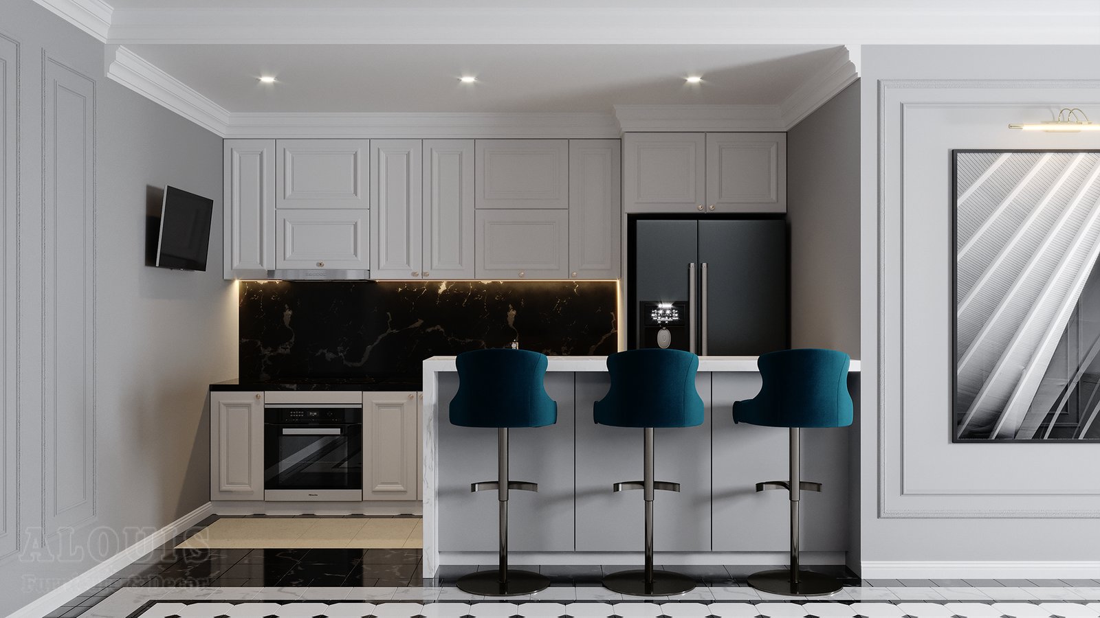 Tủ bếp đẹp GIA TRƯỜNG AN chuyên thi công tủ bếp đẹp