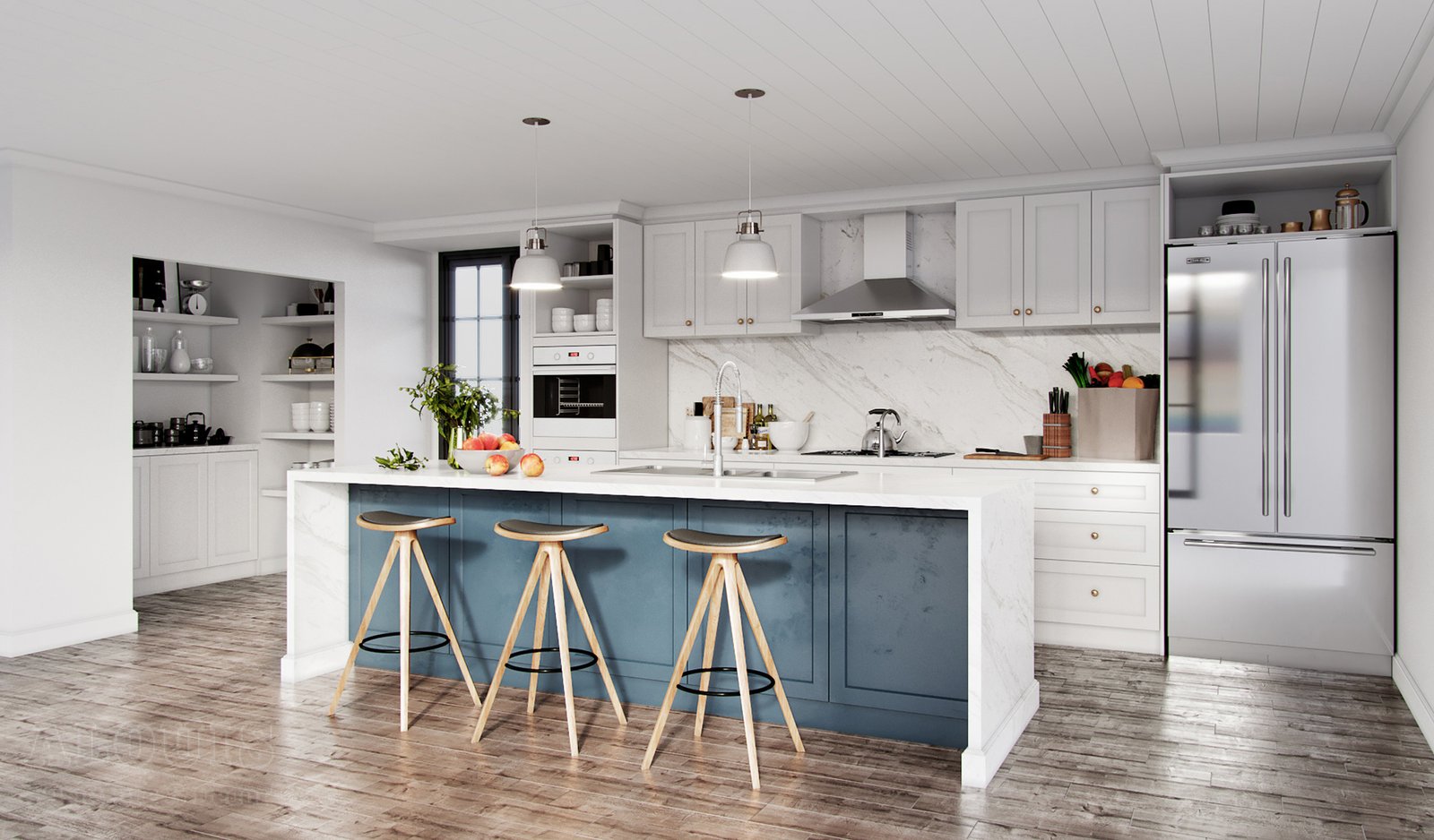 Tủ bếp đẹp GIA TRƯỜNG AN chuyên thi công tủ bếp đẹp