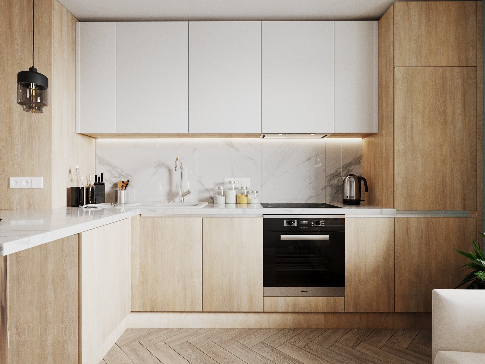 Tủ bếp đẹp GIA TRƯỜNG AN chuyên thi công tủ bếp đẹp