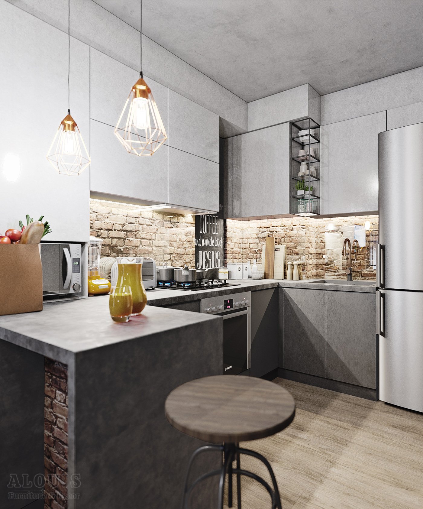 Tủ bếp đẹp GIA TRƯỜNG AN chuyên thi công tủ bếp đẹp