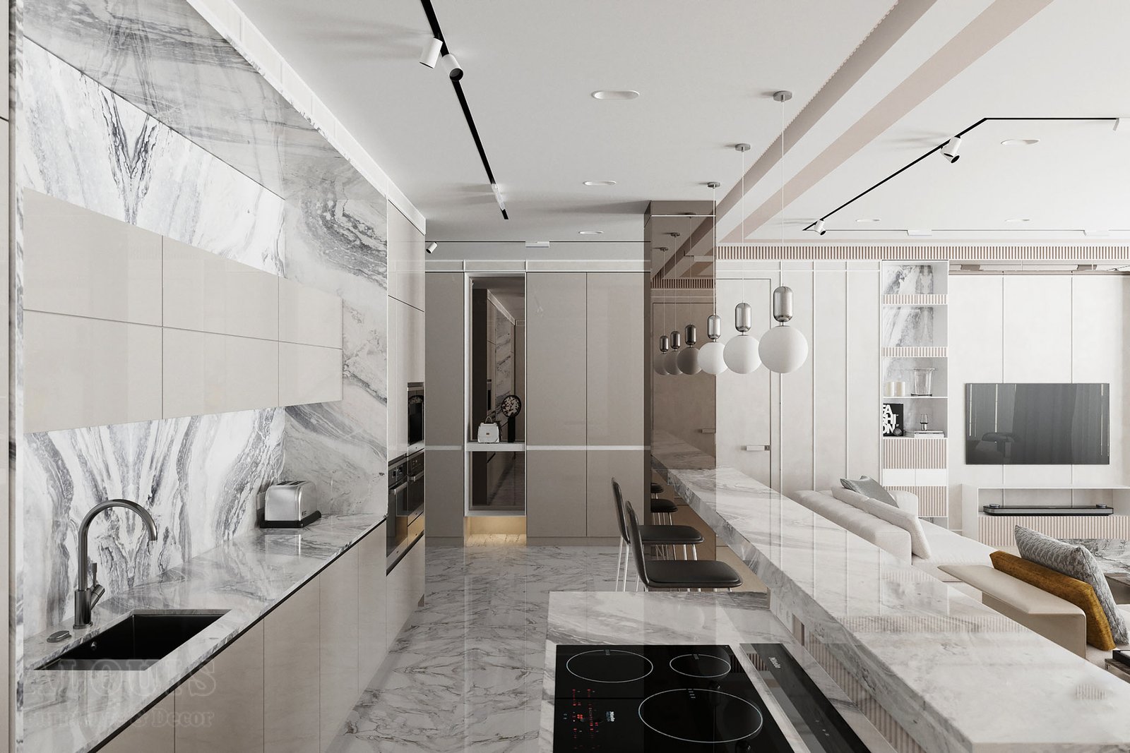 Tủ bếp đẹp GIA TRƯỜNG AN chuyên thi công tủ bếp đẹp