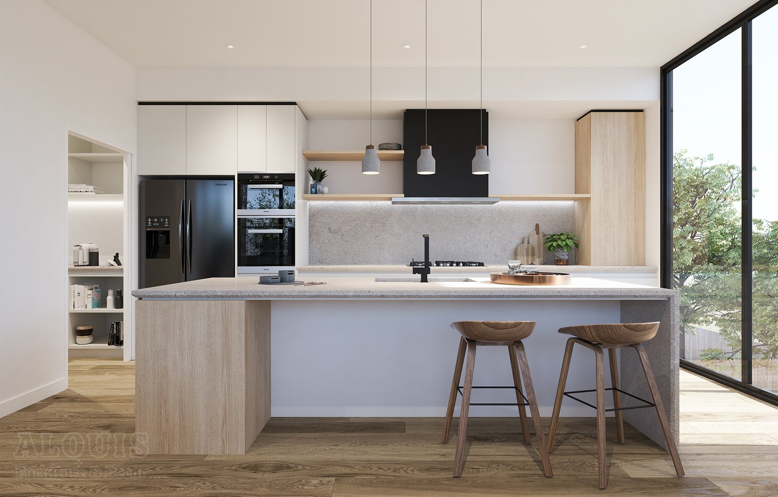 Tủ bếp đẹp GIA TRƯỜNG AN chuyên thi công tủ bếp đẹp