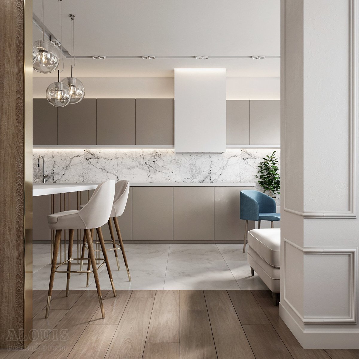 Tủ bếp đẹp GIA TRƯỜNG AN chuyên thi công tủ bếp đẹp