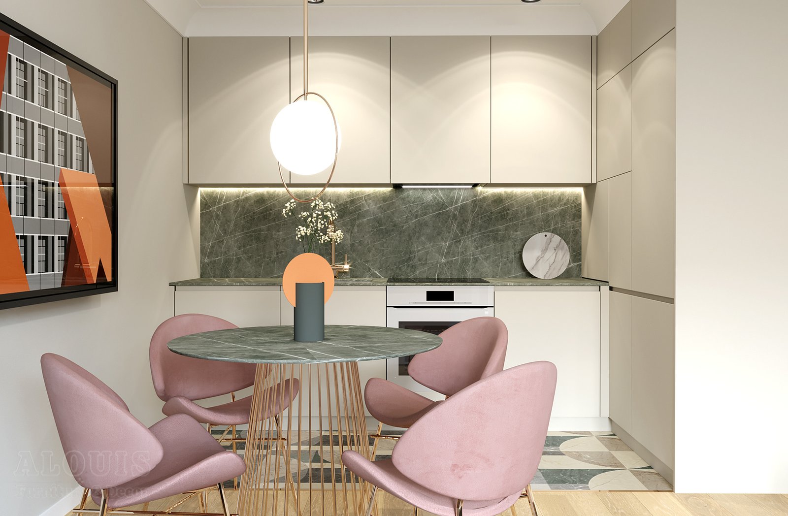 Tủ bếp đẹp GIA TRƯỜNG AN chuyên thi công tủ bếp đẹp