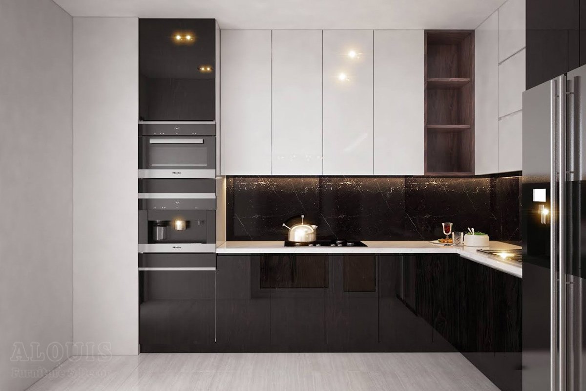 Tủ bếp đẹp GIA TRƯỜNG AN chuyên thi công tủ bếp đẹp