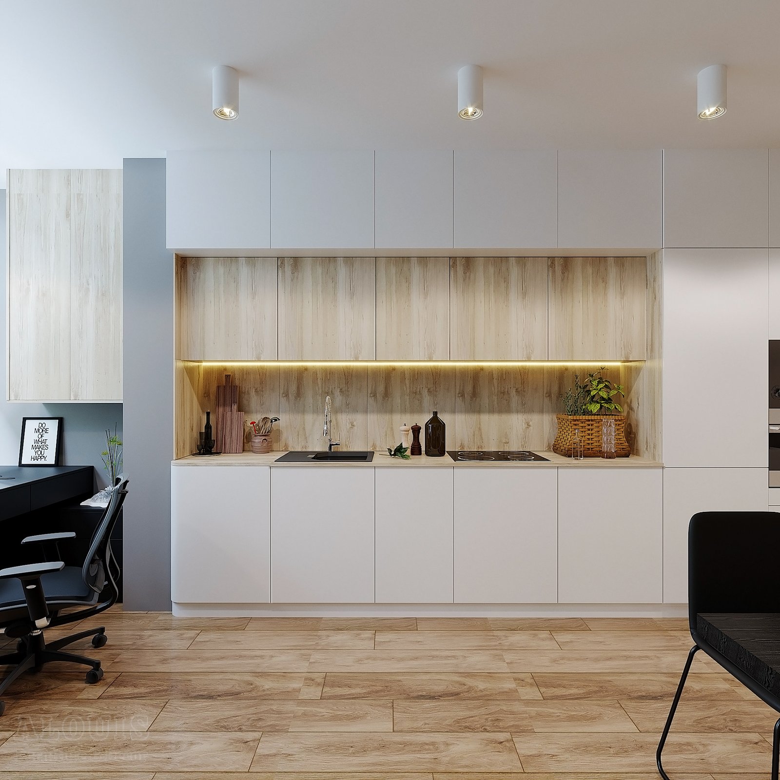 Tủ bếp đẹp GIA TRƯỜNG AN chuyên thi công tủ bếp đẹp