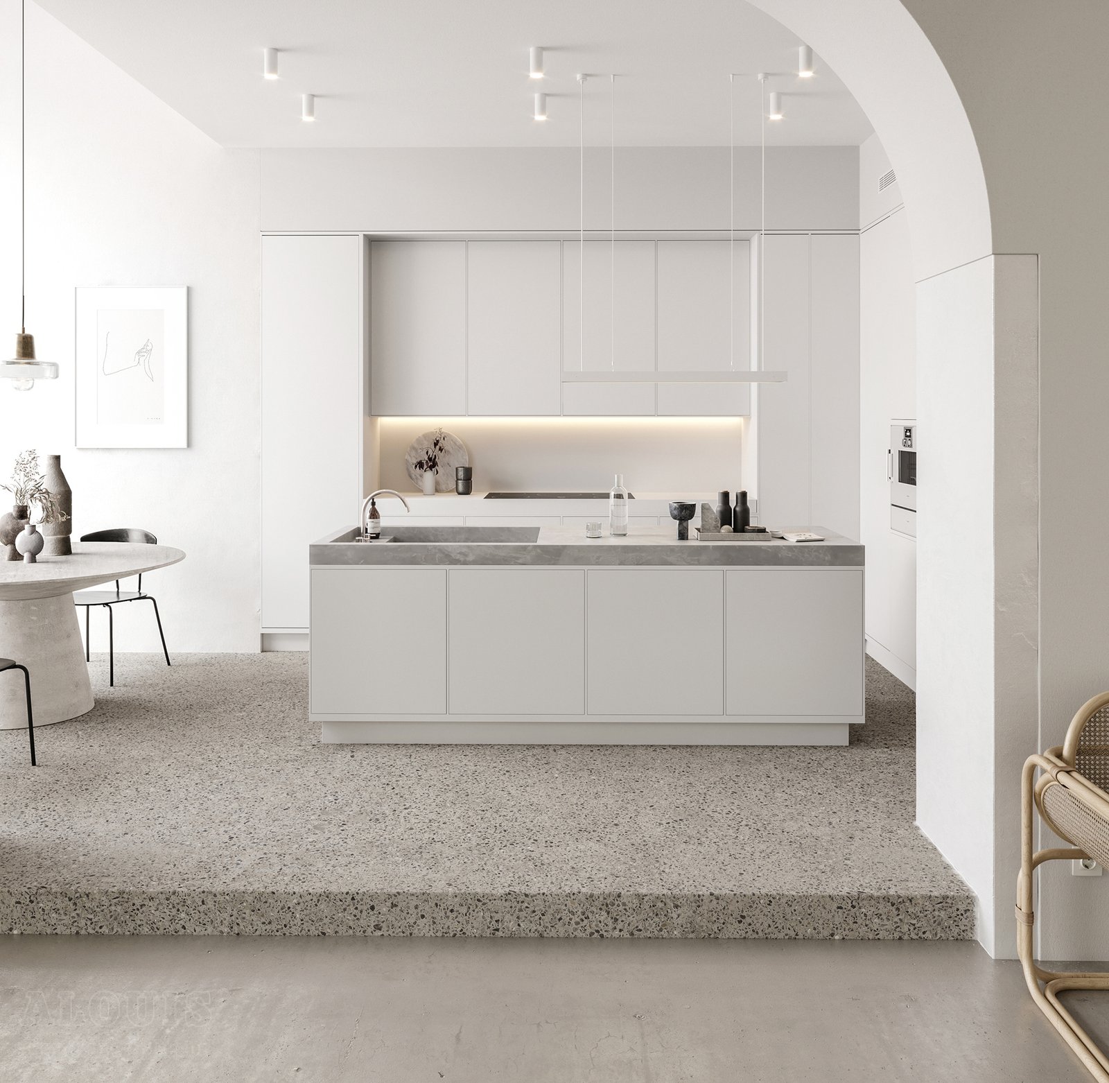 Tủ bếp đẹp GIA TRƯỜNG AN chuyên thi công tủ bếp đẹp