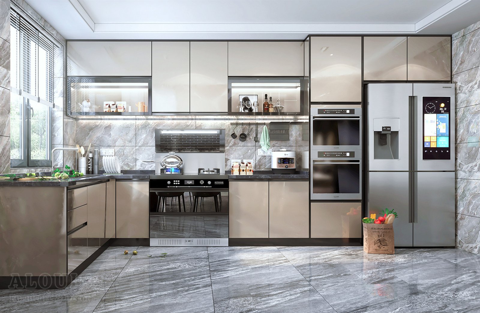 Tủ bếp đẹp GIA TRƯỜNG AN chuyên thi công tủ bếp đẹp