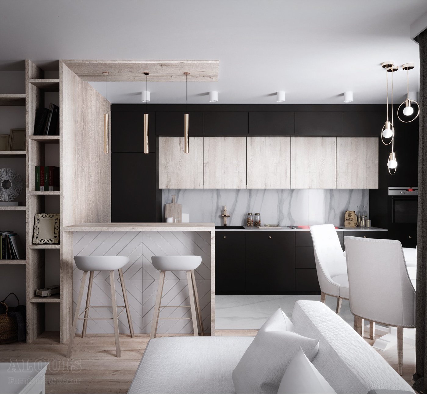 Tủ bếp đẹp GIA TRƯỜNG AN chuyên thi công tủ bếp đẹp