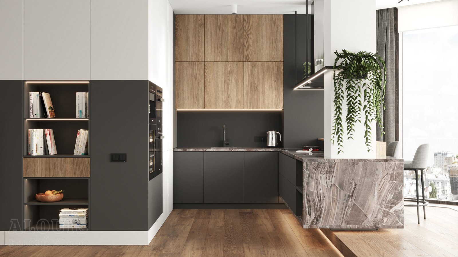 Tủ bếp đẹp GIA TRƯỜNG AN chuyên thi công tủ bếp đẹp