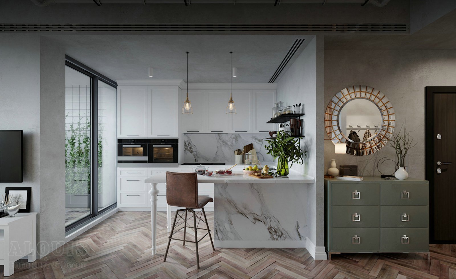 Tủ bếp đẹp GIA TRƯỜNG AN chuyên thi công tủ bếp đẹp