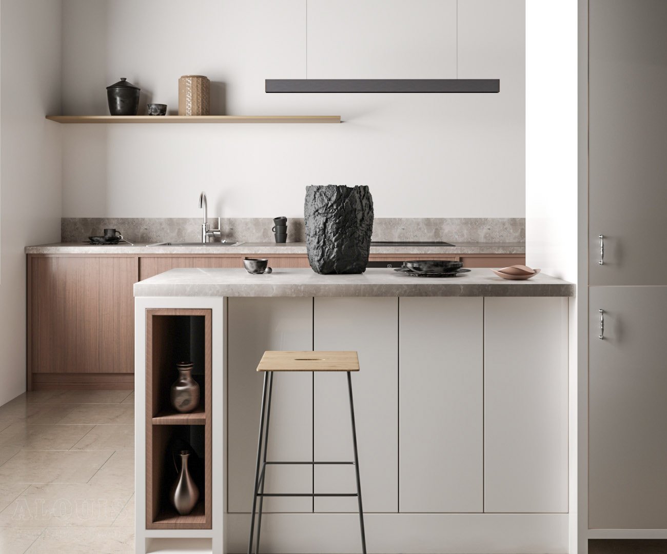 Tủ bếp đẹp GIA TRƯỜNG AN chuyên thi công tủ bếp đẹp