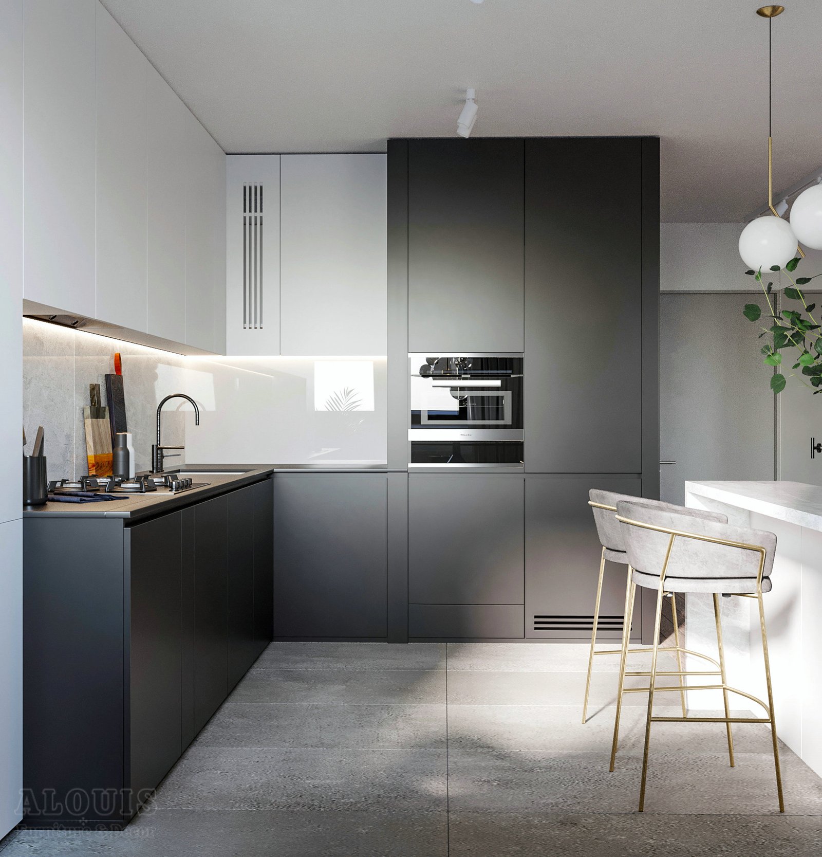 Tủ bếp đẹp GIA TRƯỜNG AN chuyên thi công tủ bếp đẹp