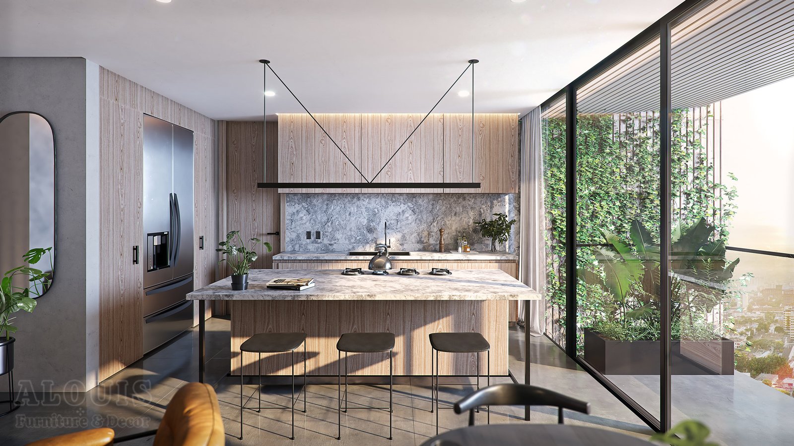 Tủ bếp đẹp GIA TRƯỜNG AN chuyên thi công tủ bếp đẹp