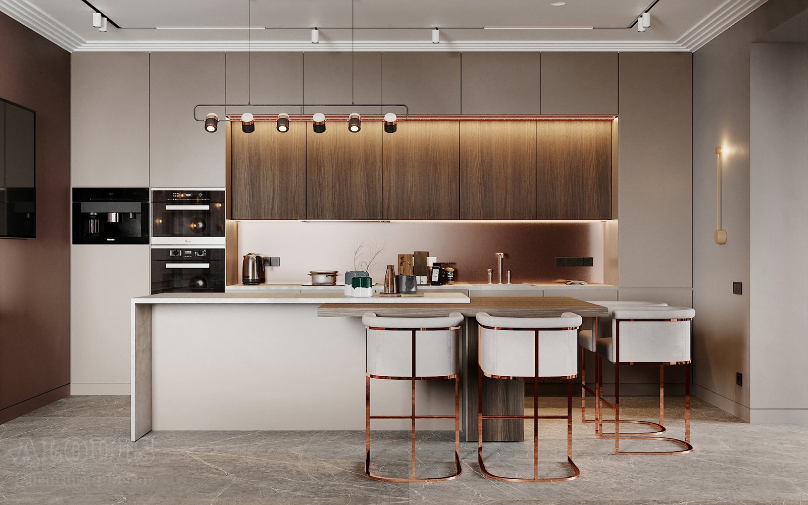 Tủ bếp đẹp GIA TRƯỜNG AN chuyên thi công tủ bếp đẹp