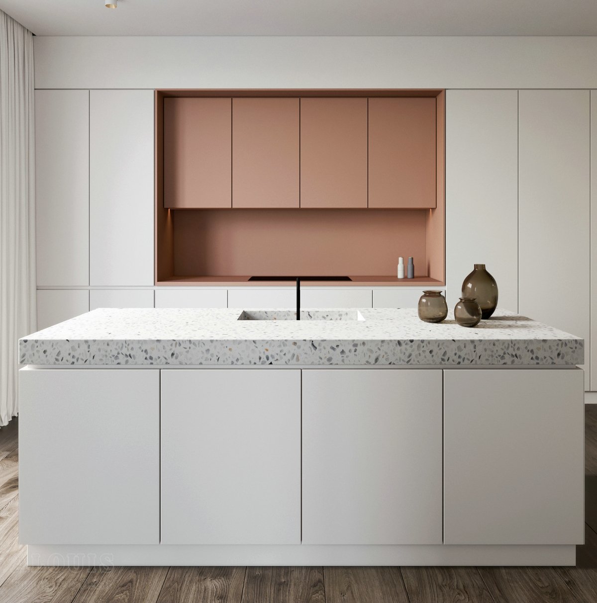 Tủ bếp đẹp GIA TRƯỜNG AN chuyên thi công tủ bếp đẹp