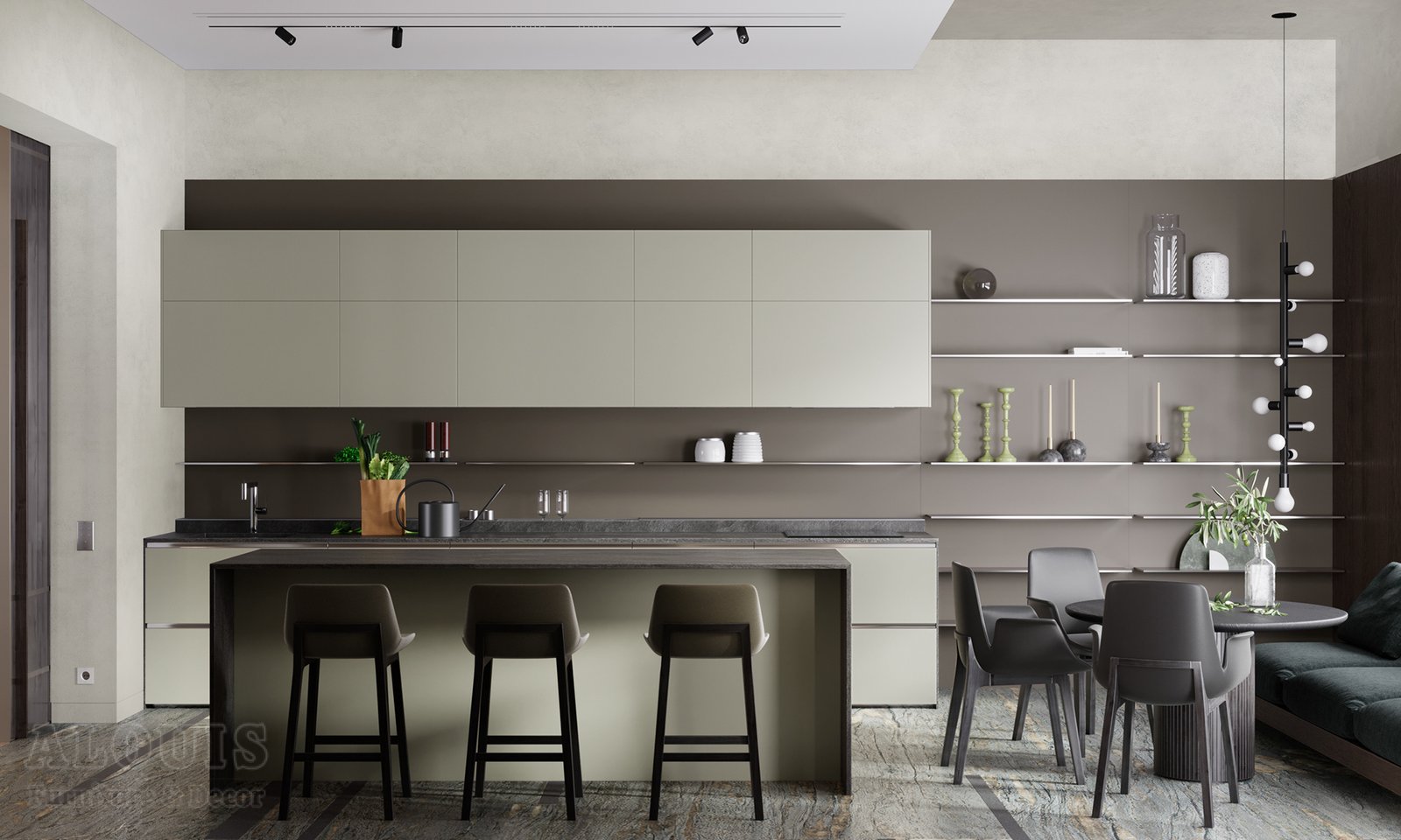 Tủ bếp đẹp GIA TRƯỜNG AN chuyên thi công tủ bếp đẹp