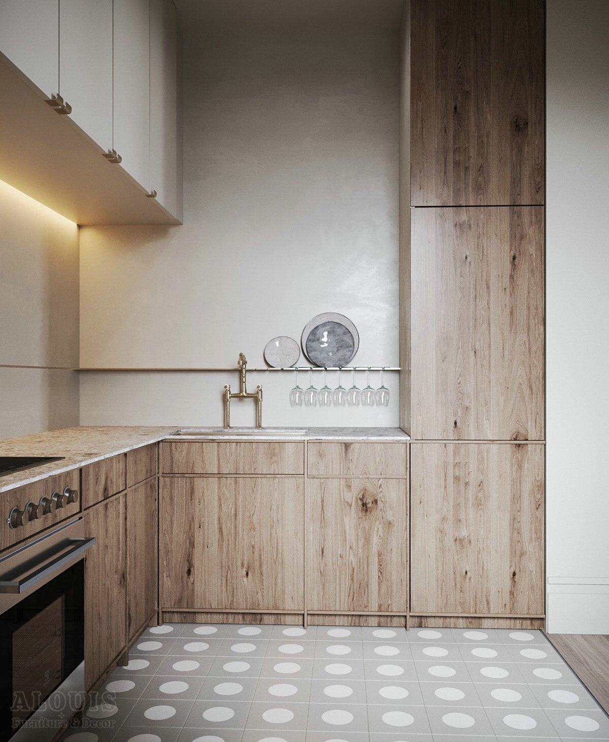 Tủ bếp đẹp GIA TRƯỜNG AN chuyên thi công tủ bếp đẹp