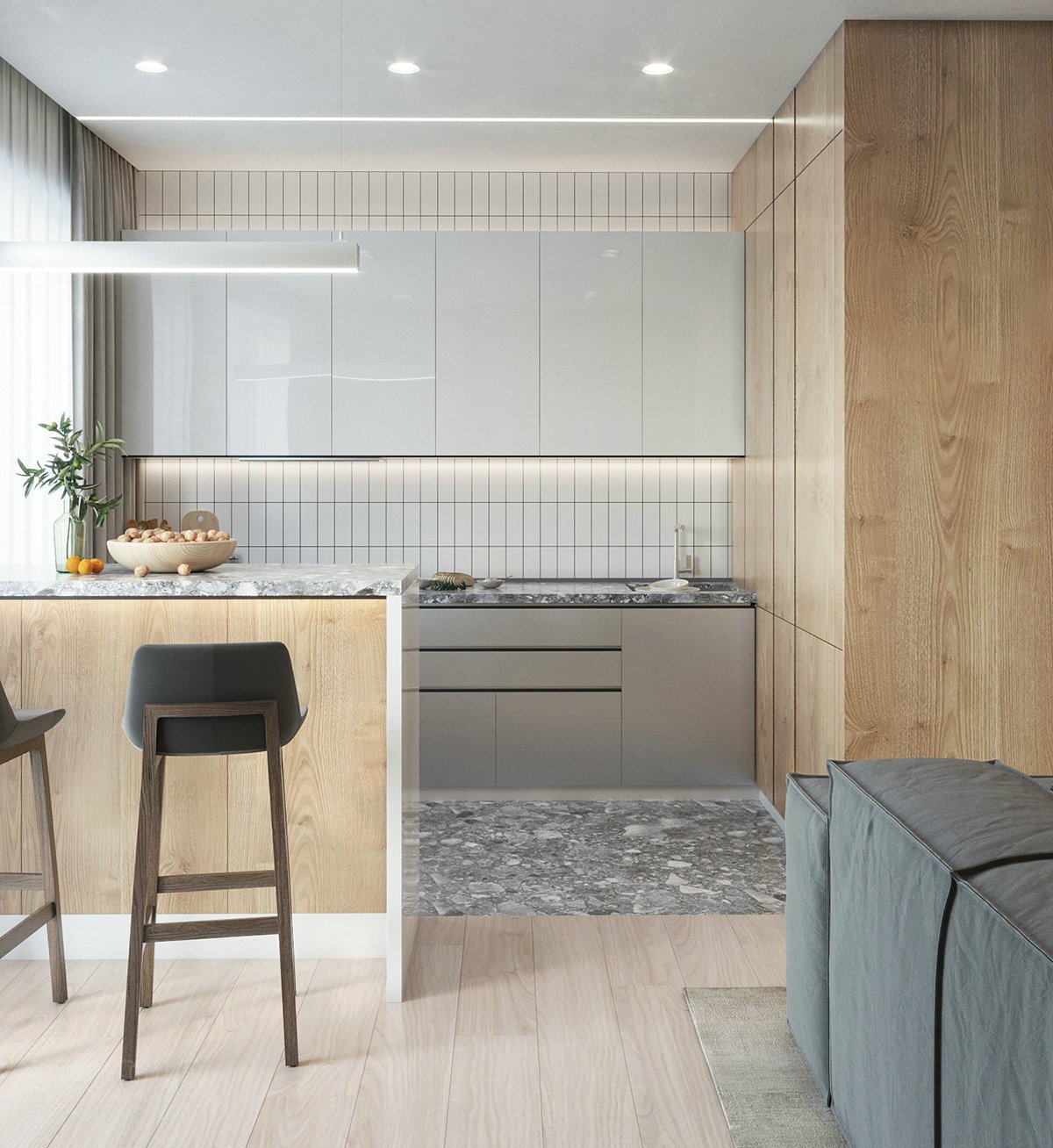 Tủ bếp đẹp GIA TRƯỜNG AN chuyên thi công tủ bếp đẹp