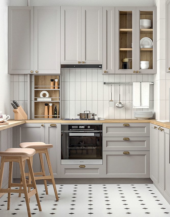 Tủ bếp đẹp GIA TRƯỜNG AN chuyên thi công tủ bếp đẹp