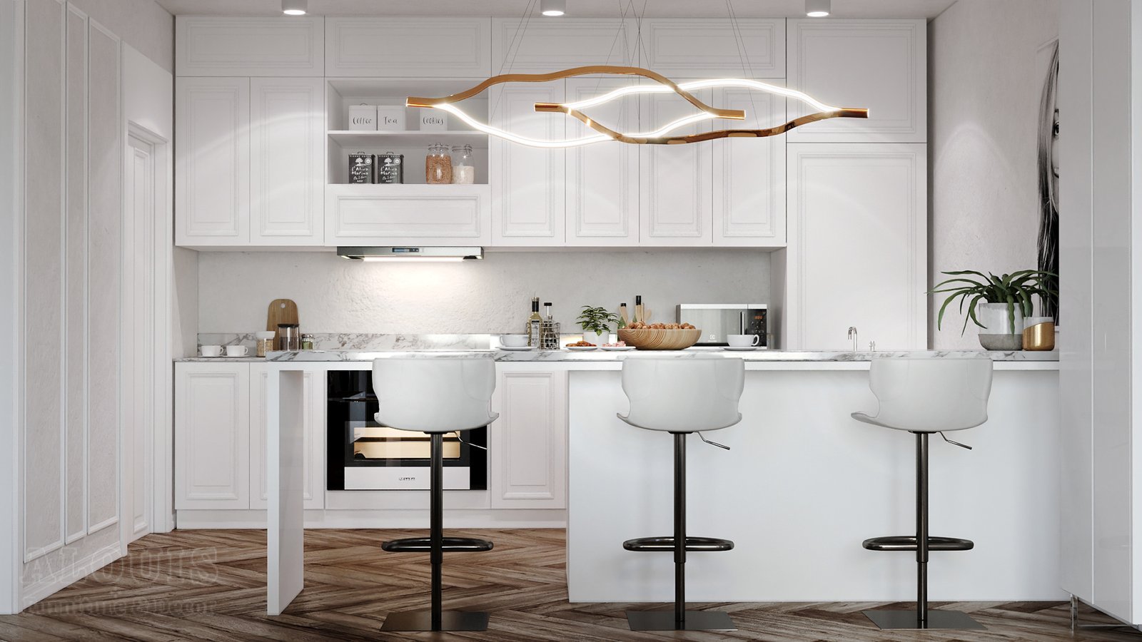 Tủ bếp đẹp GIA TRƯỜNG AN chuyên thi công tủ bếp đẹp