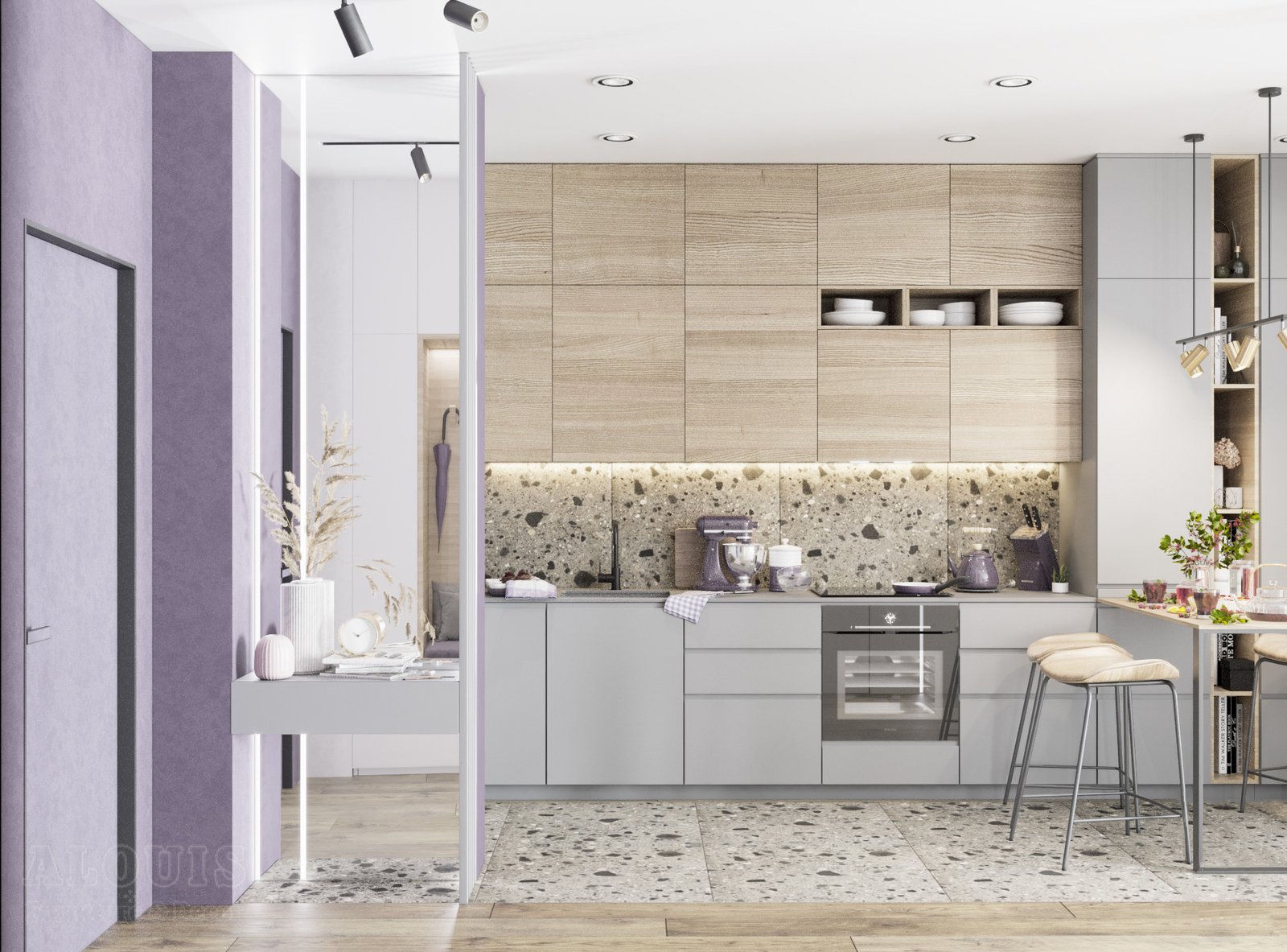 Tủ bếp đẹp GIA TRƯỜNG AN chuyên thi công tủ bếp đẹp