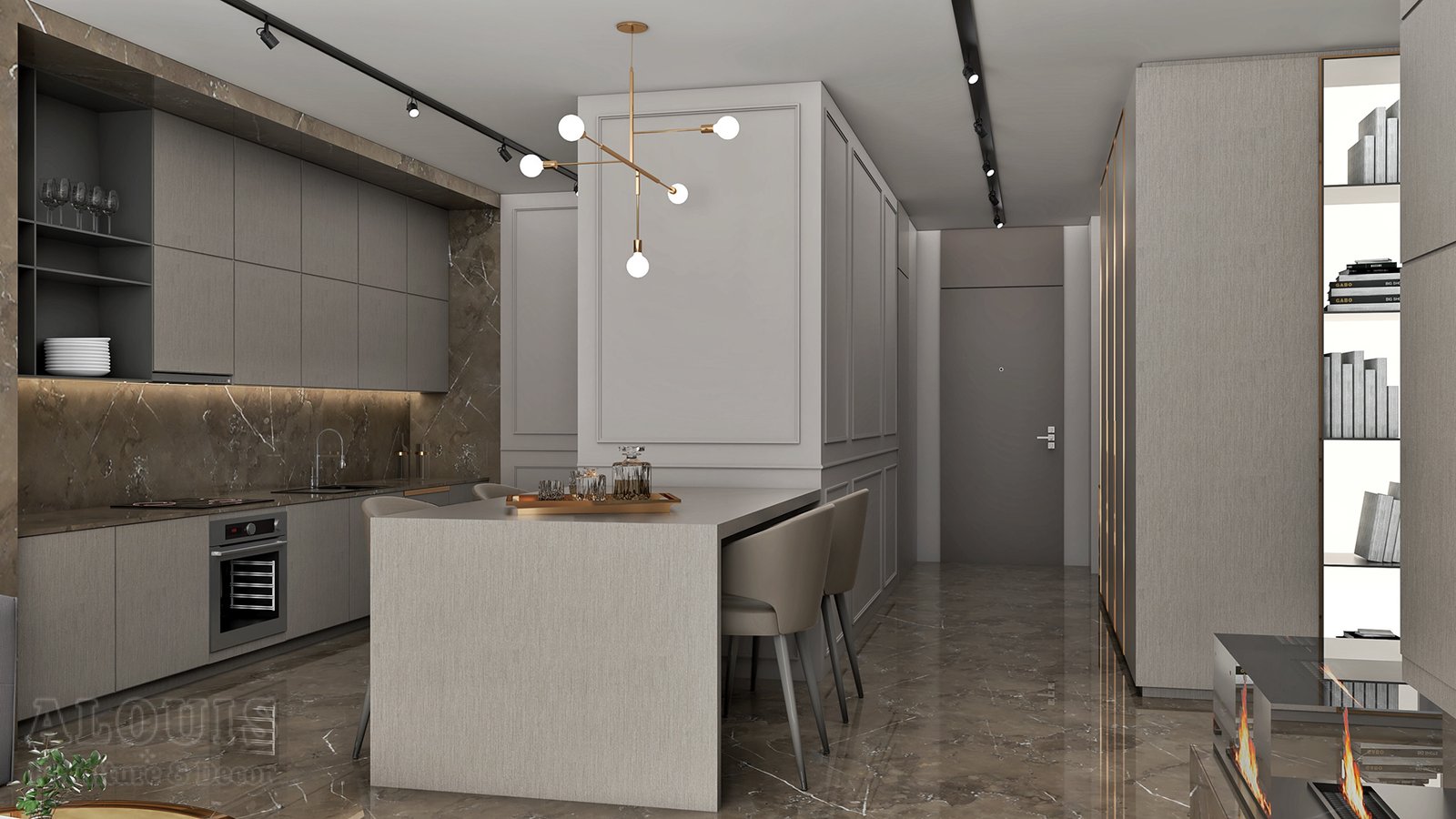 Tủ bếp đẹp GIA TRƯỜNG AN chuyên thi công tủ bếp đẹp