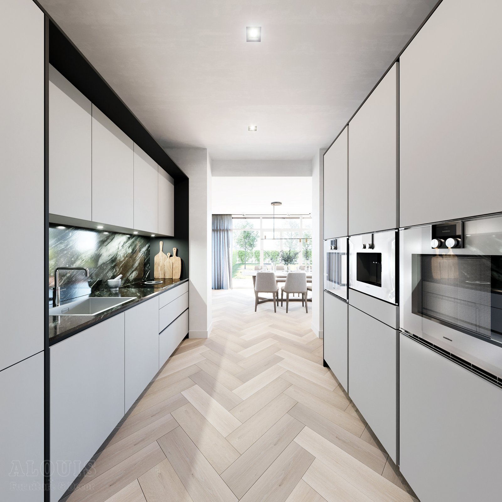 Tủ bếp đẹp GIA TRƯỜNG AN chuyên thi công tủ bếp đẹp