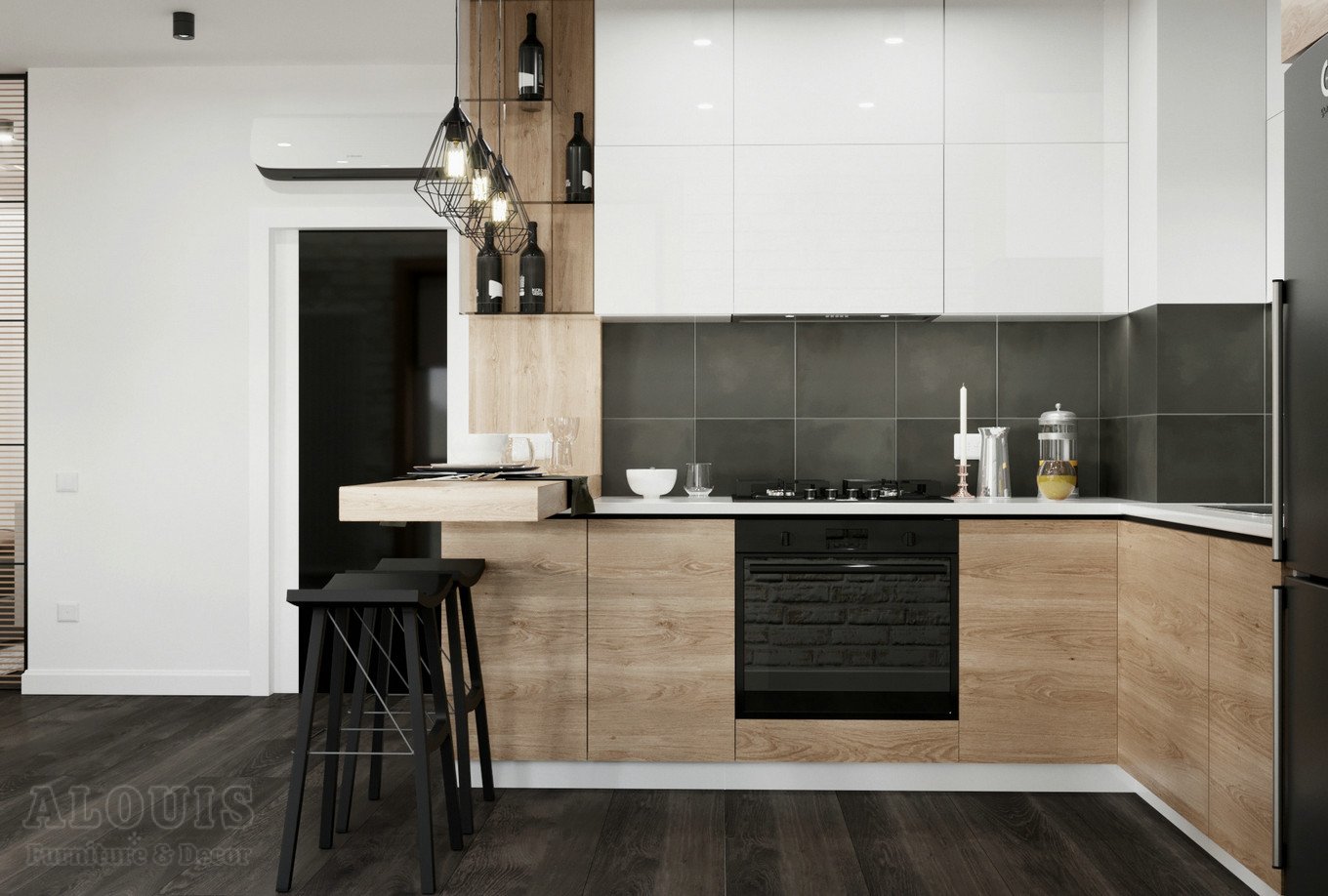 Tủ bếp đẹp GIA TRƯỜNG AN chuyên thi công tủ bếp đẹp