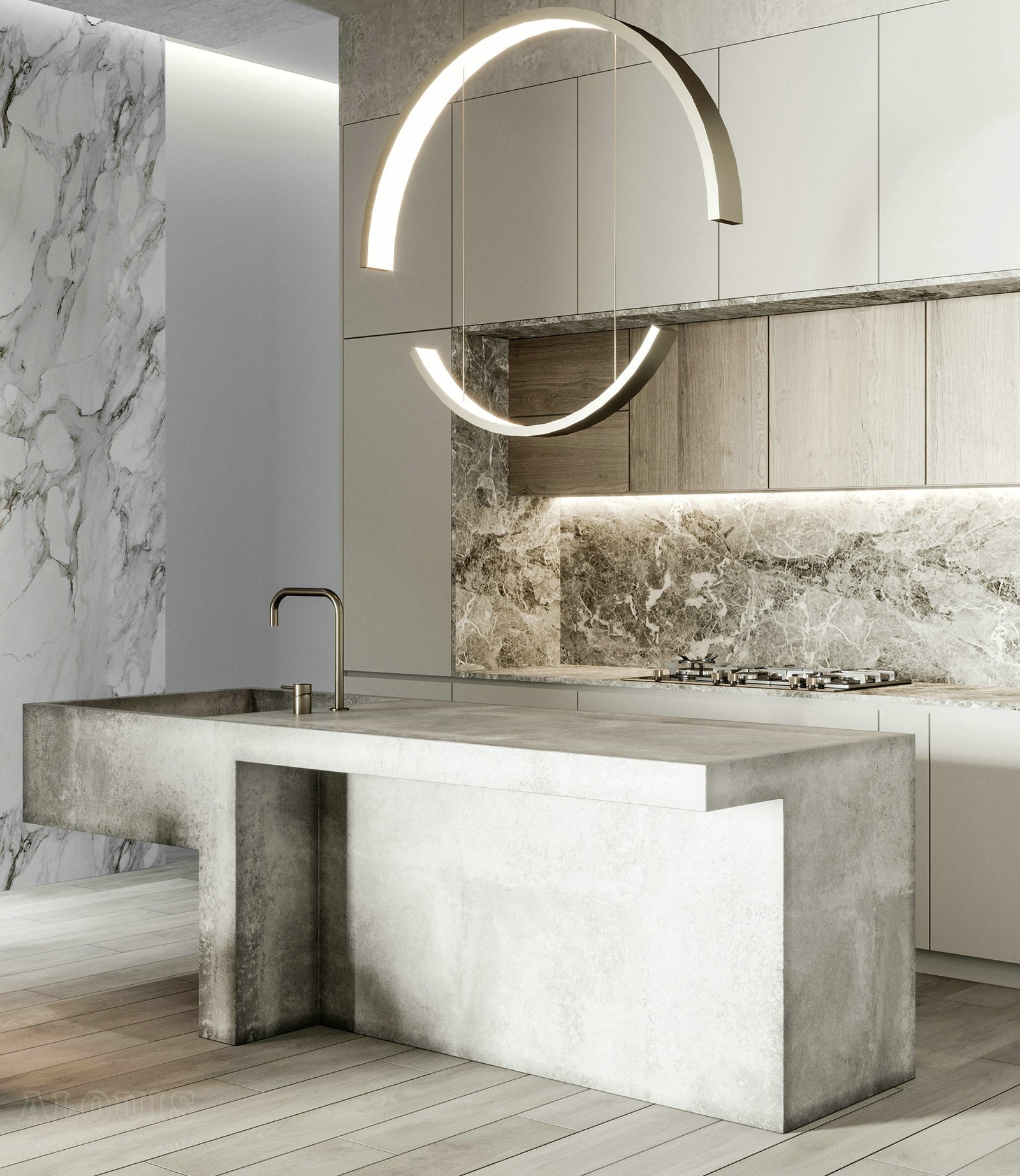 Tủ bếp đẹp GIA TRƯỜNG AN chuyên thi công tủ bếp đẹp