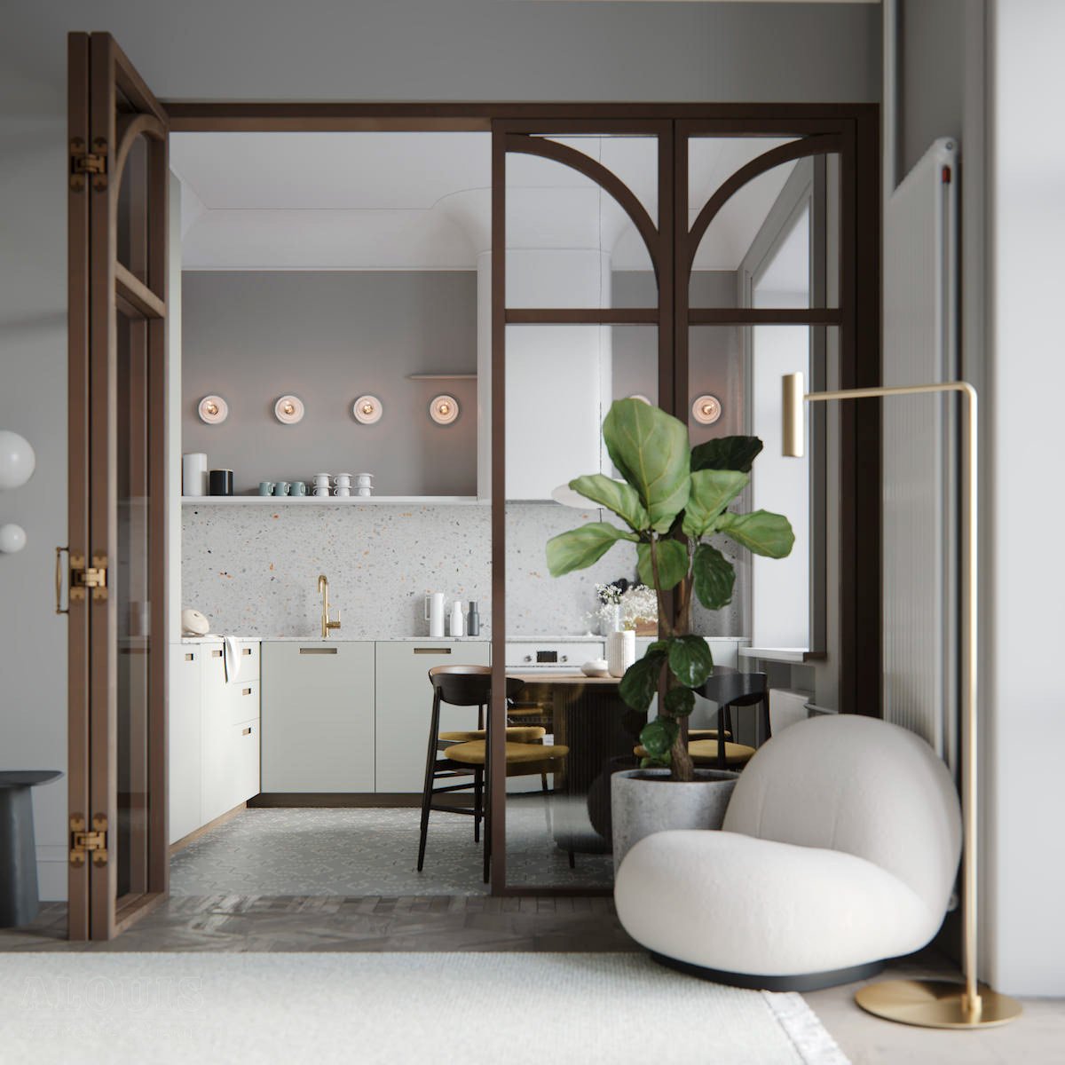 Tủ bếp đẹp GIA TRƯỜNG AN chuyên thi công tủ bếp đẹp