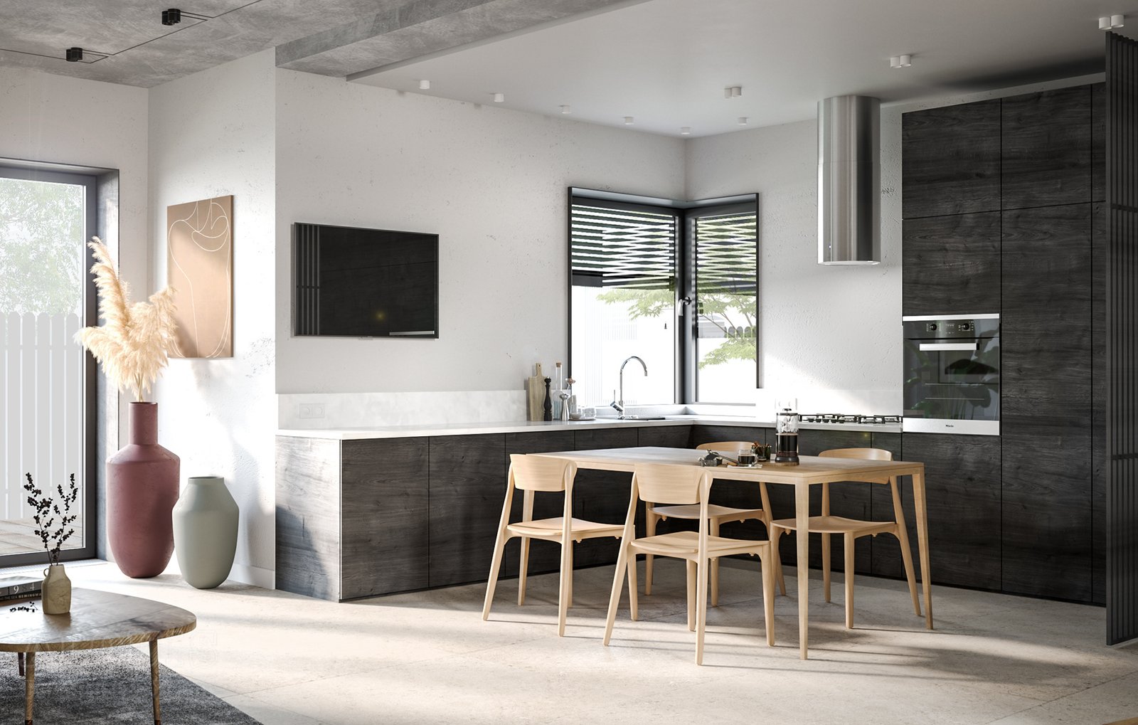 Tủ bếp đẹp GIA TRƯỜNG AN chuyên thi công tủ bếp đẹp