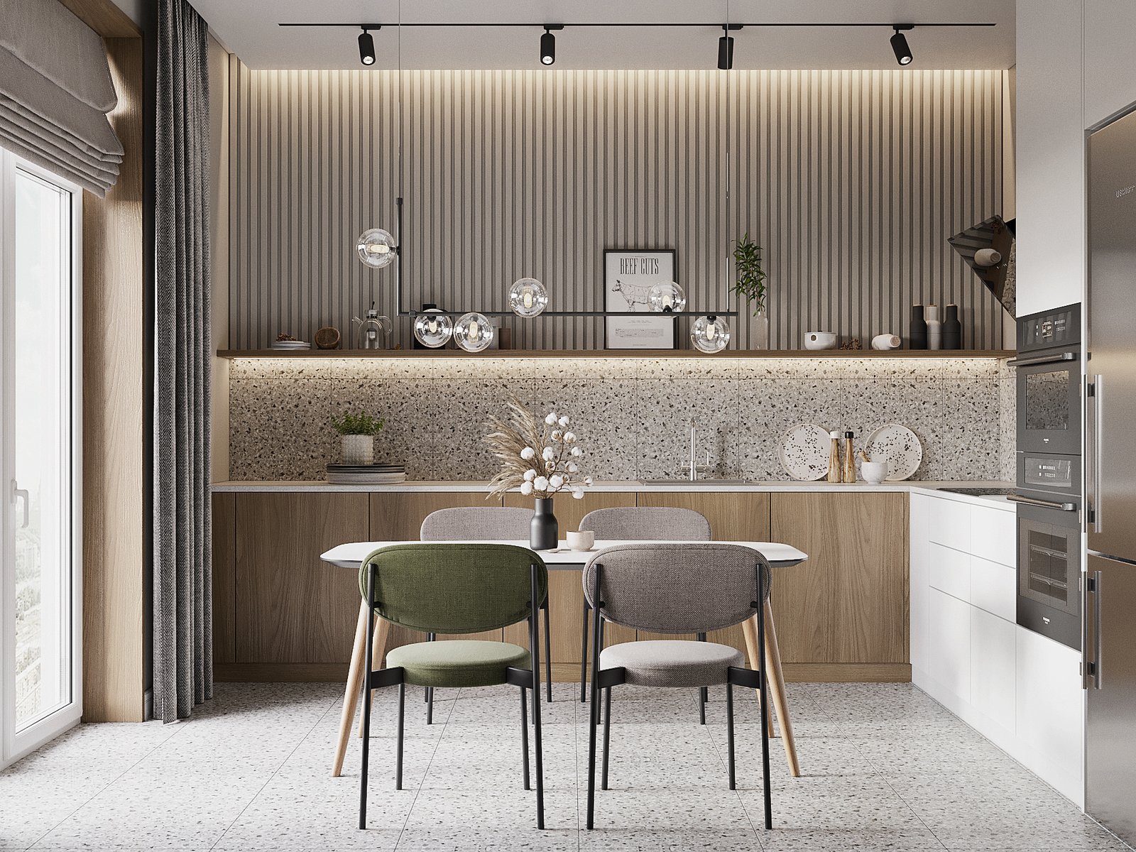 Tủ bếp đẹp GIA TRƯỜNG AN chuyên thi công tủ bếp đẹp