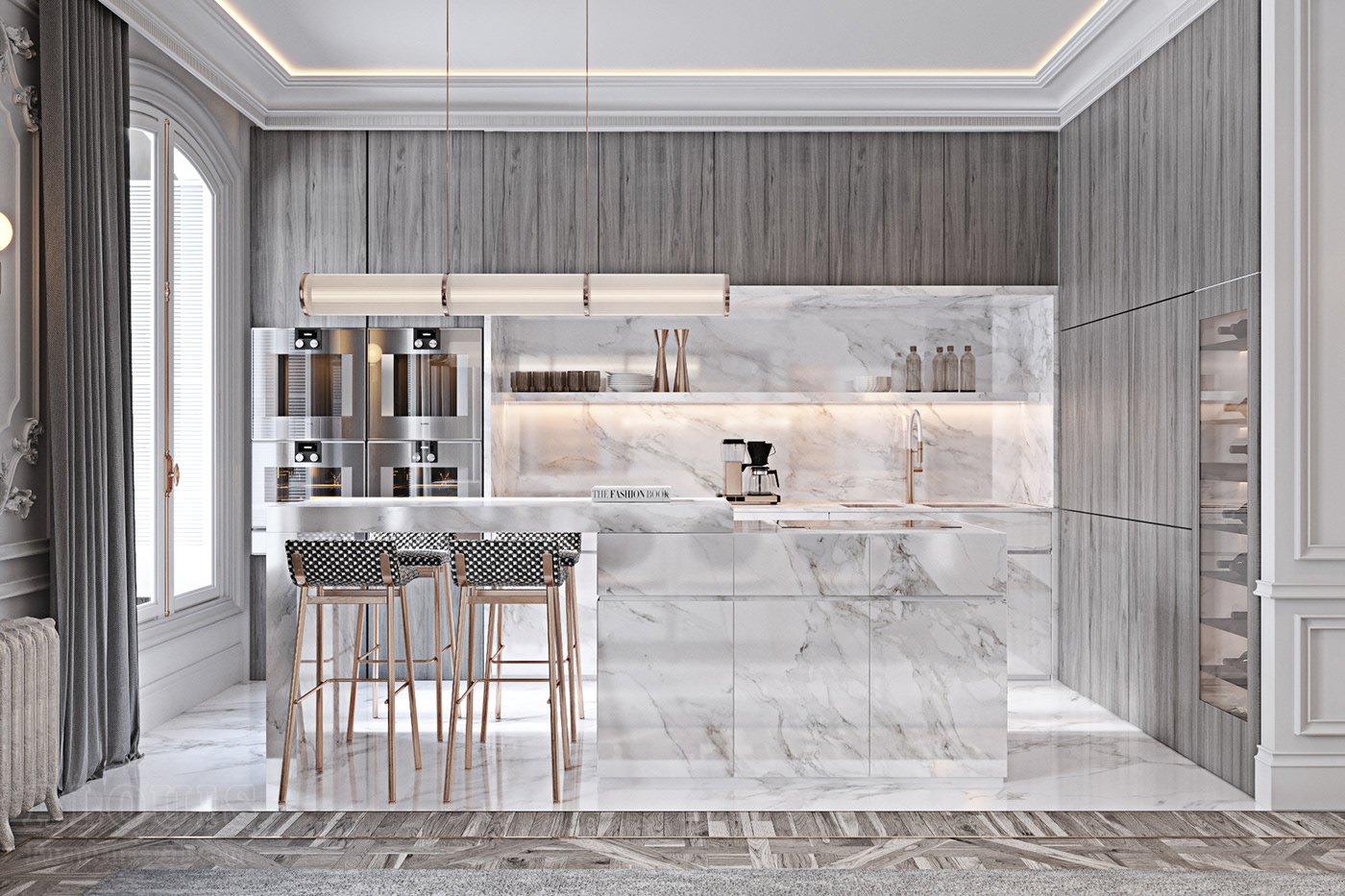 Tủ bếp đẹp GIA TRƯỜNG AN chuyên thi công tủ bếp đẹp