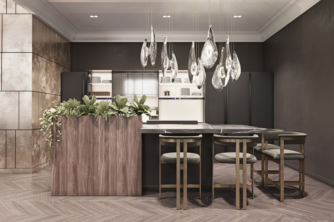 Tủ bếp đẹp GIA TRƯỜNG AN chuyên thi công tủ bếp đẹp