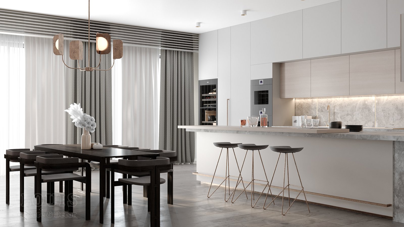 Tủ bếp đẹp GIA TRƯỜNG AN chuyên thi công tủ bếp đẹp