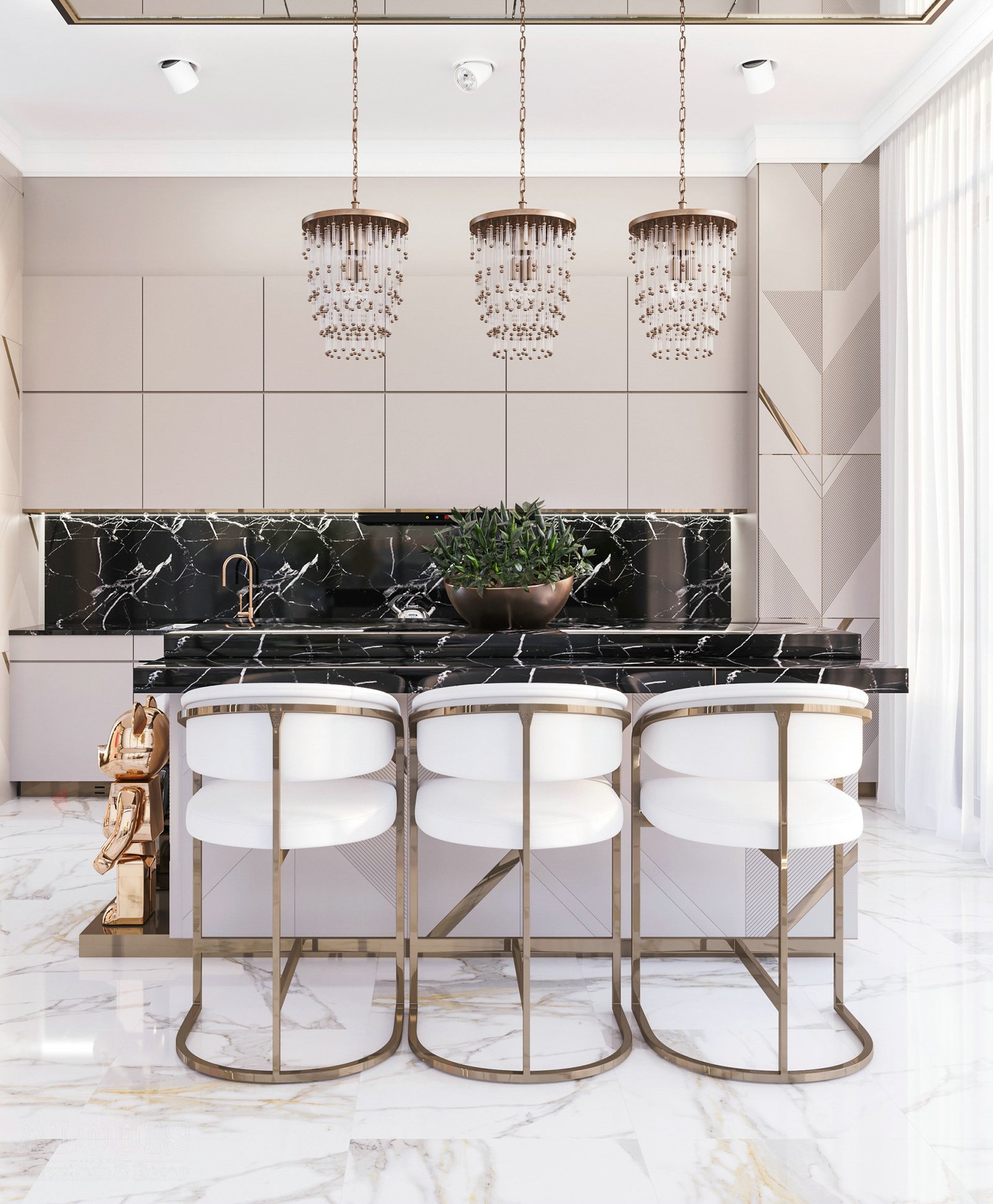 Tủ bếp đẹp GIA TRƯỜNG AN chuyên thi công tủ bếp đẹp