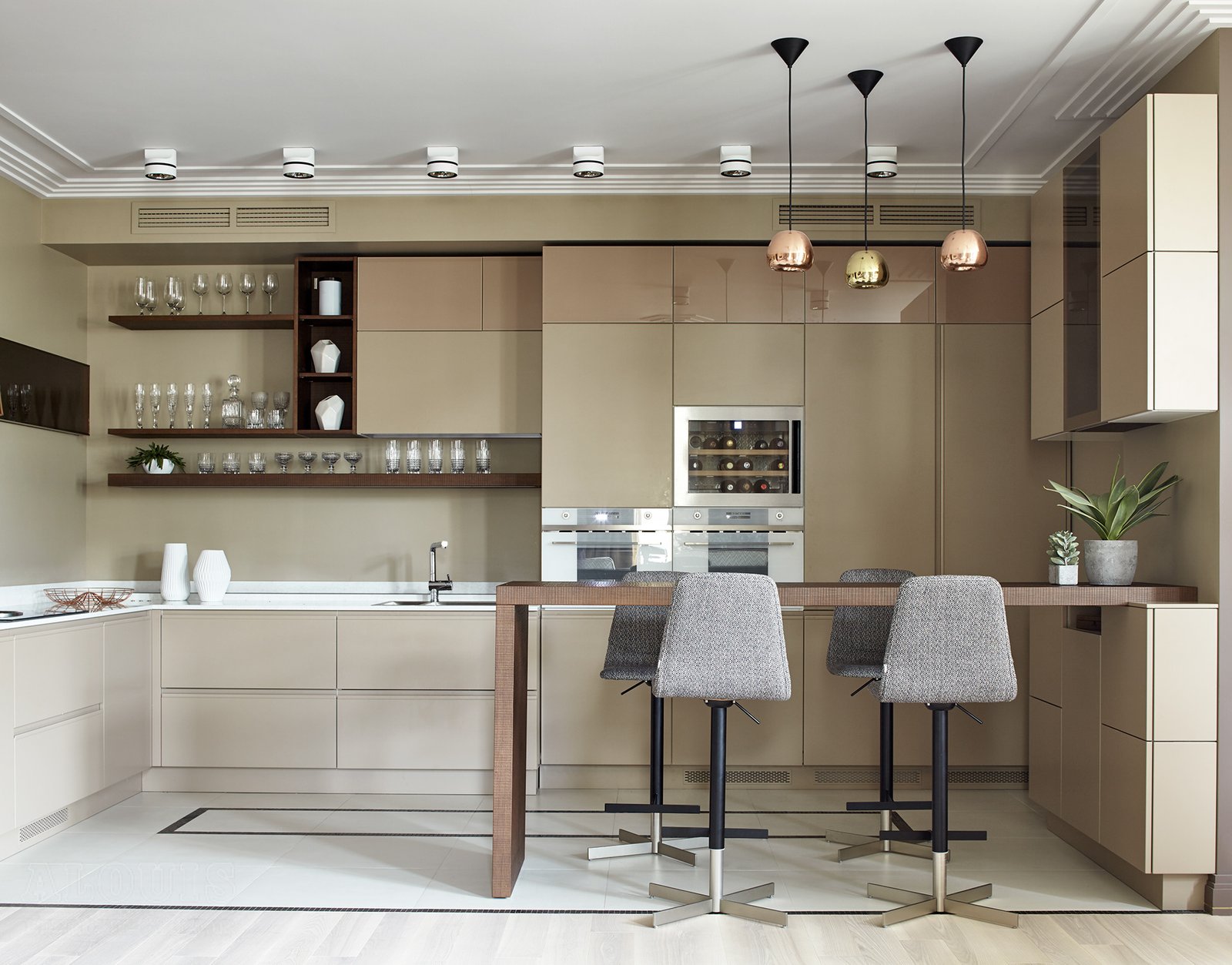 Tủ bếp đẹp GIA TRƯỜNG AN chuyên thi công tủ bếp đẹp