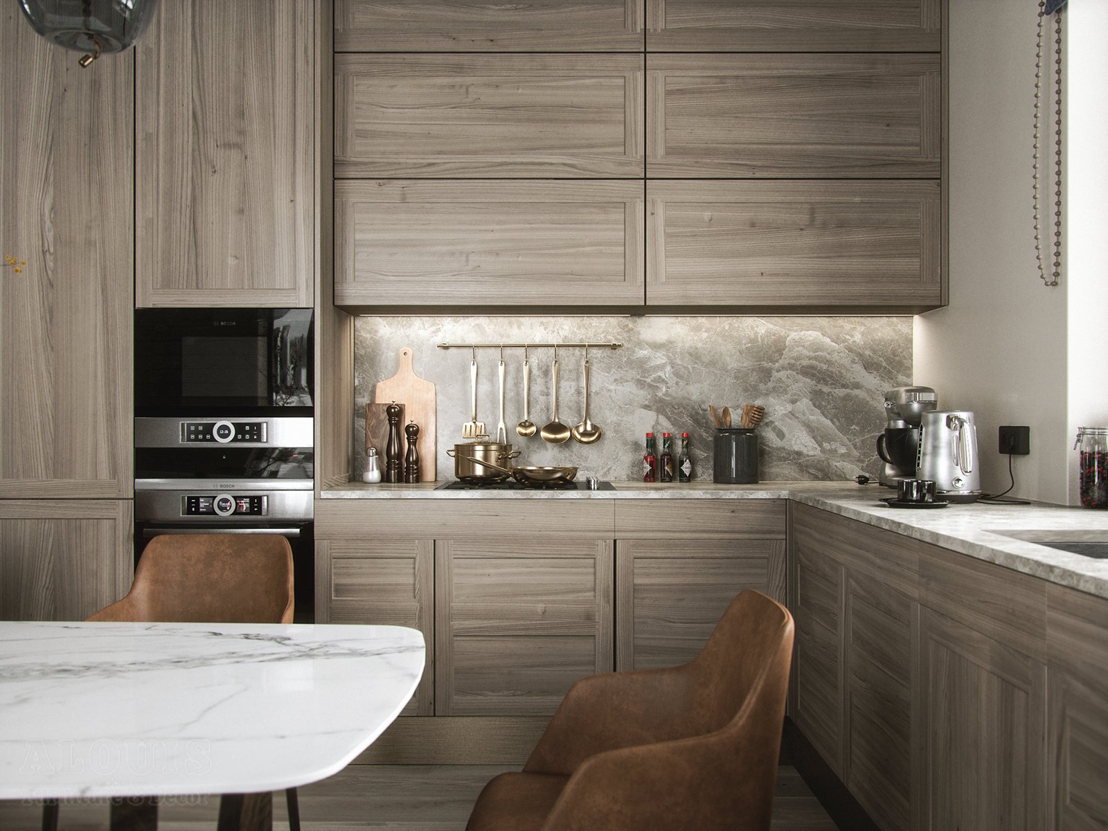 Tủ bếp đẹp GIA TRƯỜNG AN chuyên thi công tủ bếp đẹp