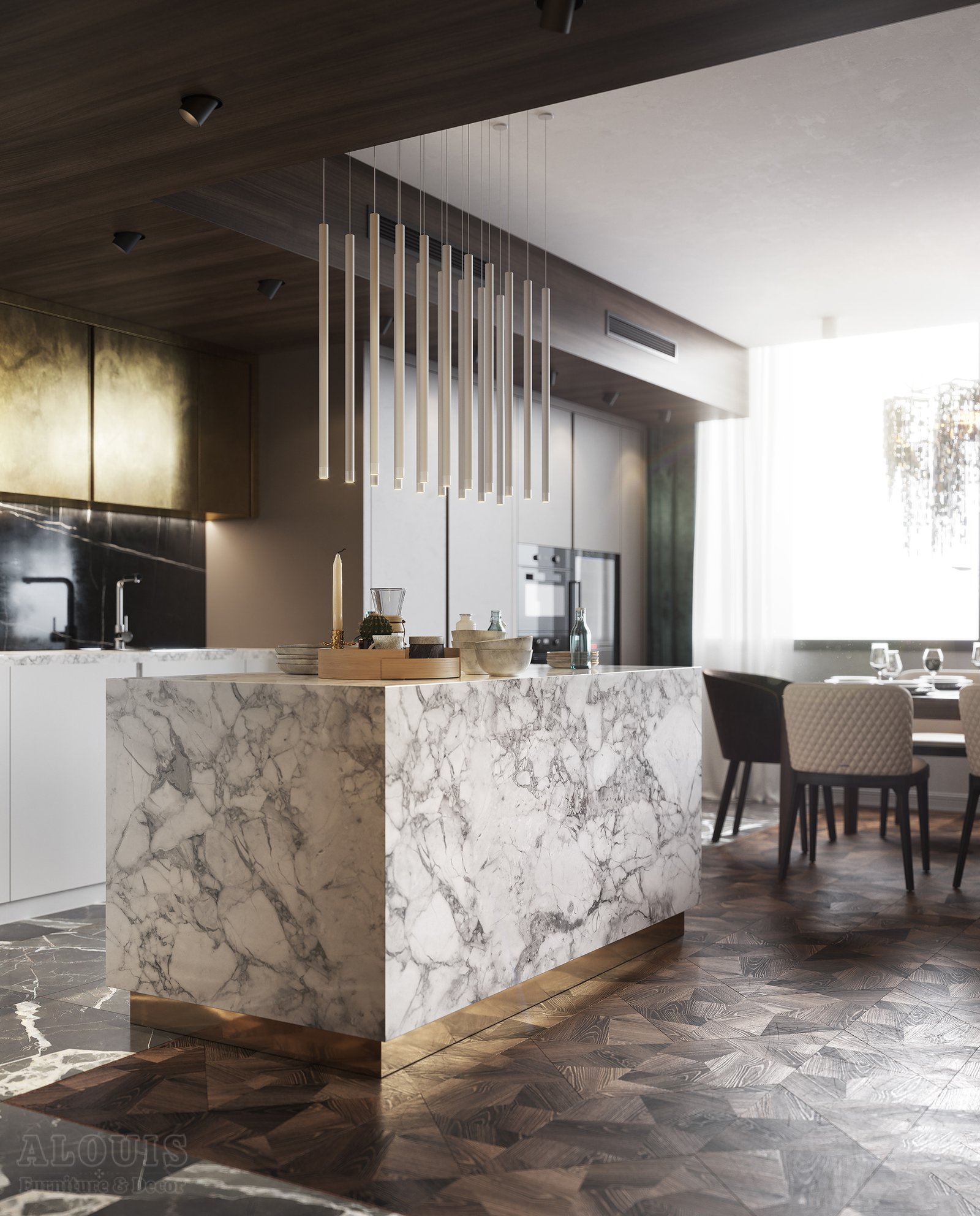 Tủ bếp đẹp GIA TRƯỜNG AN chuyên thi công tủ bếp đẹp