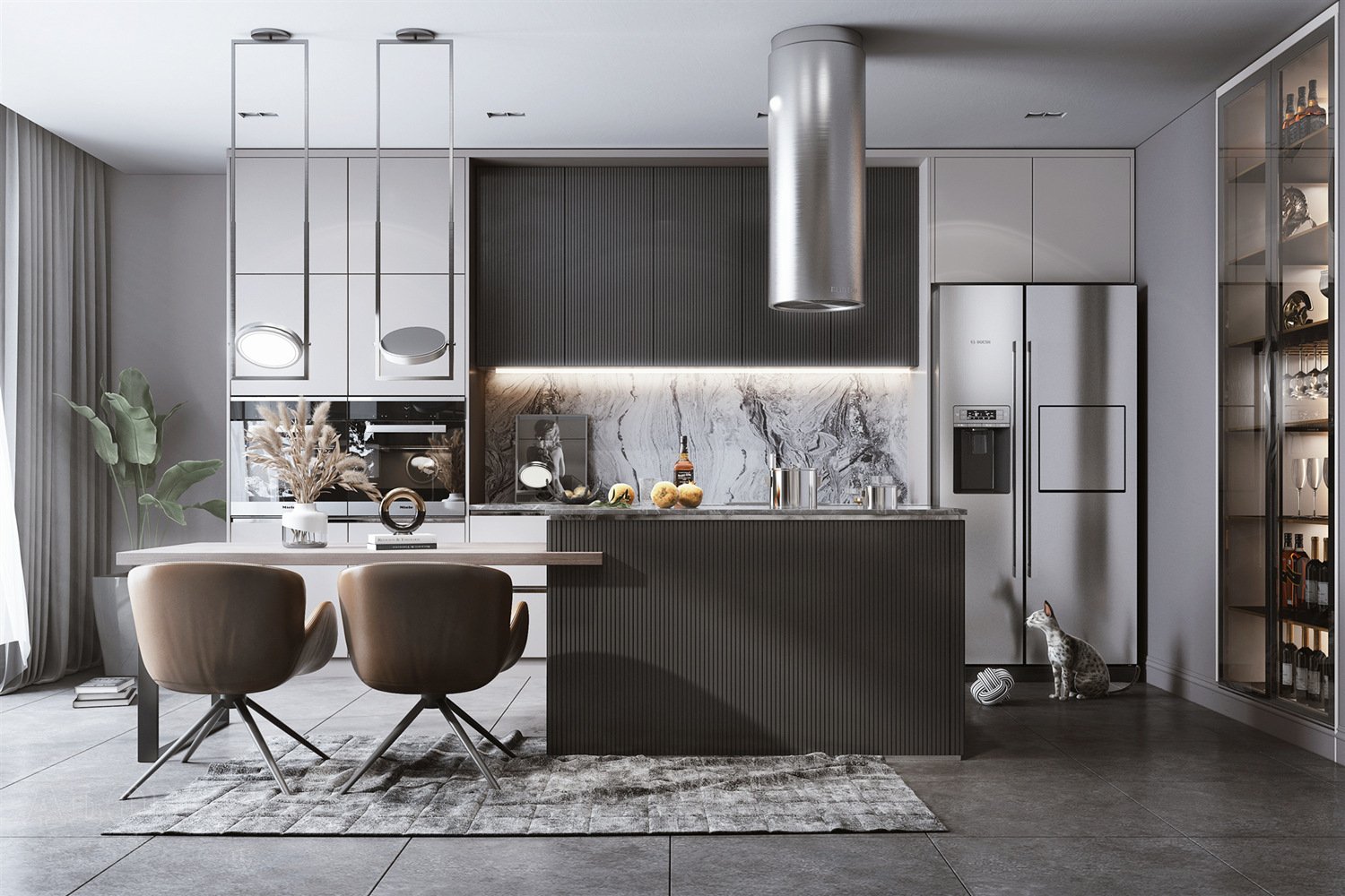 Tủ bếp đẹp GIA TRƯỜNG AN chuyên thi công tủ bếp đẹp