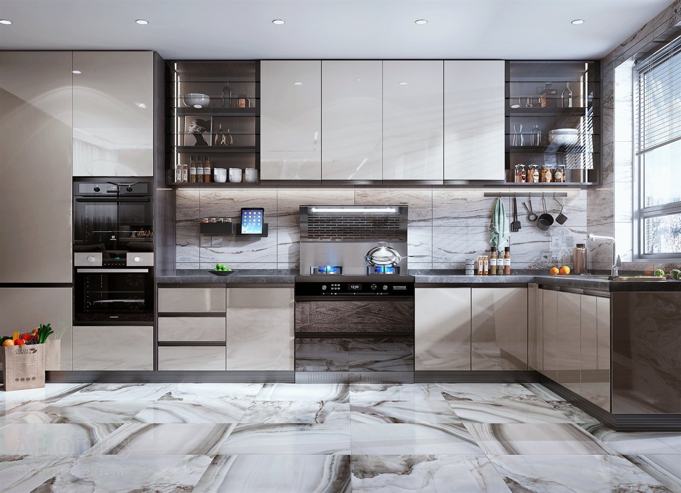 Tủ bếp đẹp GIA TRƯỜNG AN chuyên thi công tủ bếp đẹp