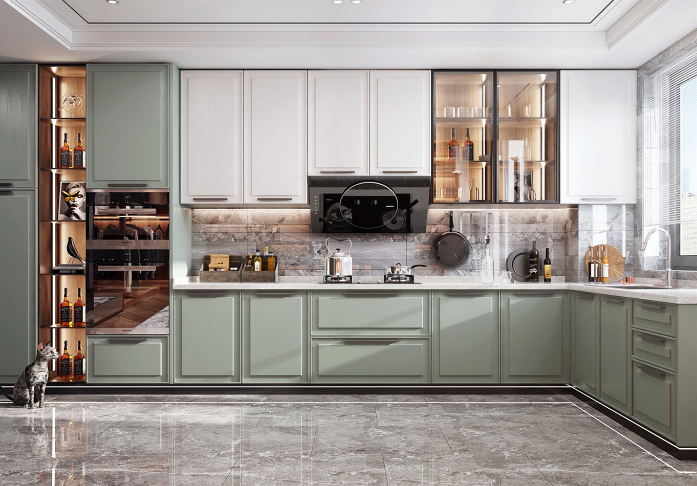 Tủ bếp đẹp GIA TRƯỜNG AN chuyên thi công tủ bếp đẹp