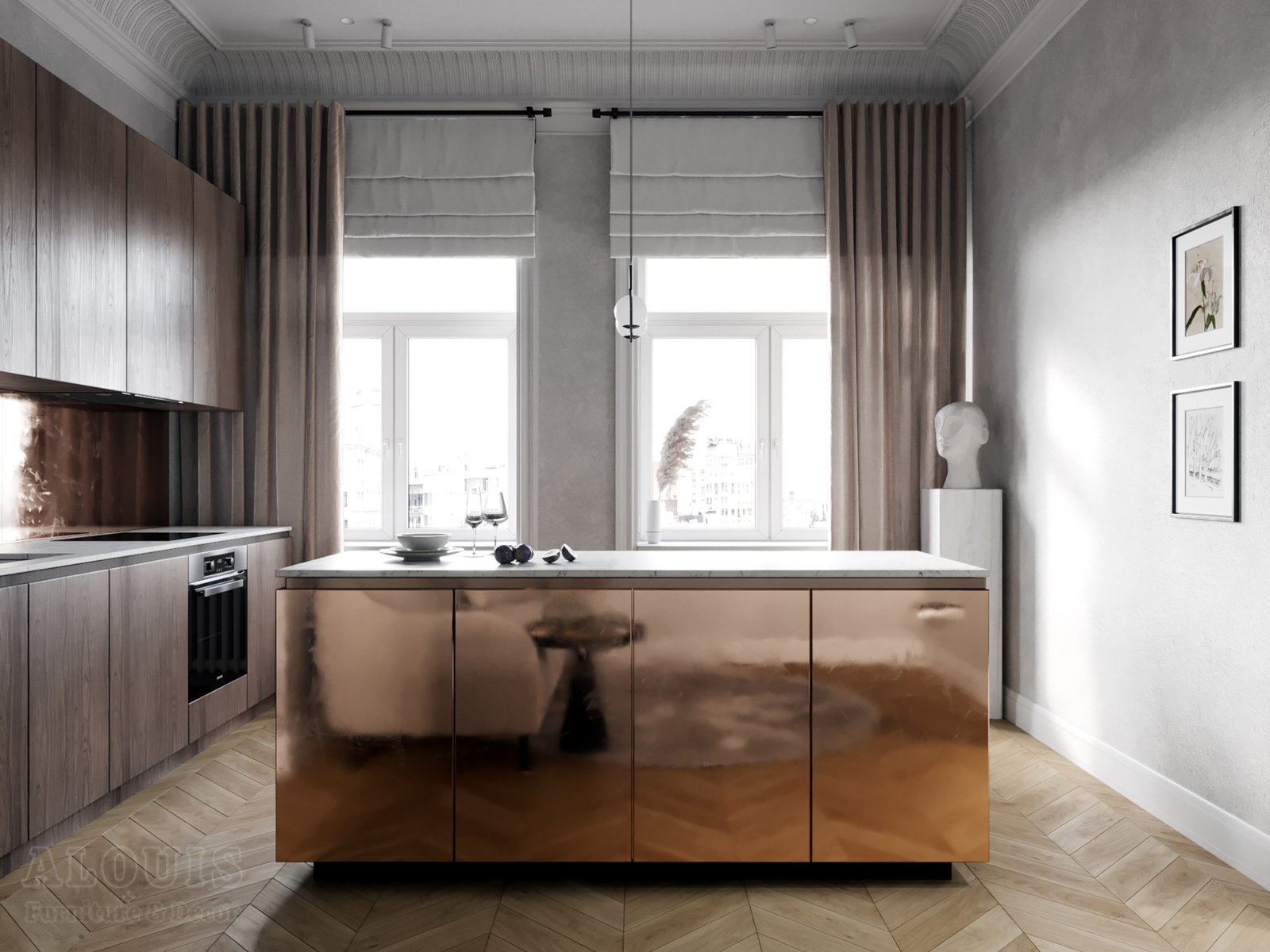 Tủ bếp đẹp GIA TRƯỜNG AN chuyên thi công tủ bếp đẹp